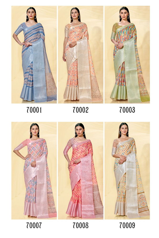 Satvika By Kashvi Printed Sarees Catalog
